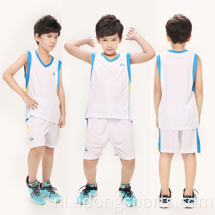 Guangzhou Sportswear Trading School -uniformen en sportkleding basketbaluniformen sublimatie omkeerbaar
